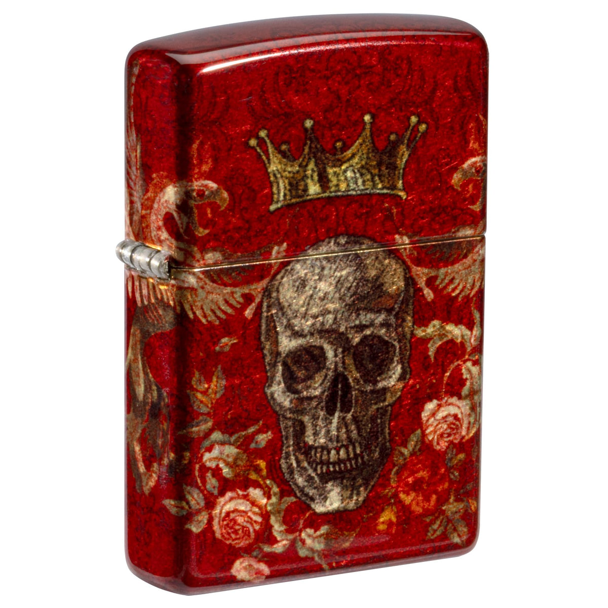 Zippo Rietveld Ace of Spades Design Street Chrome Pocket Lighter